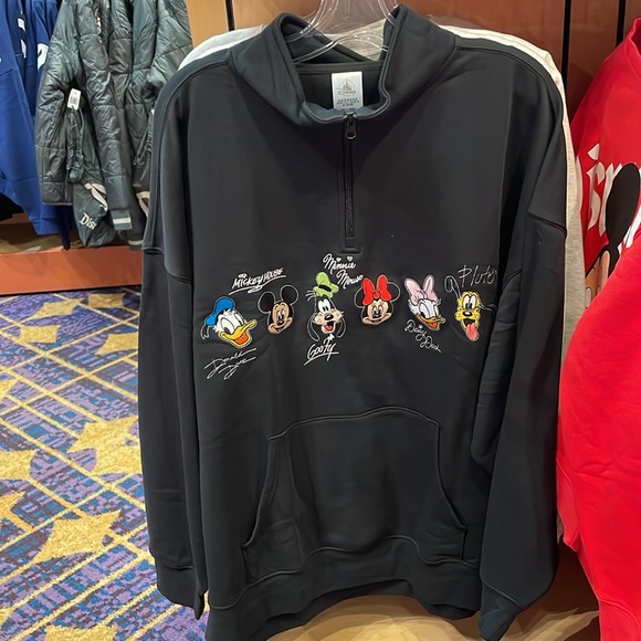 Disney Parks Disneyland Mickey and Friends 1/4 Zip Pullover - Picture 1 of 3